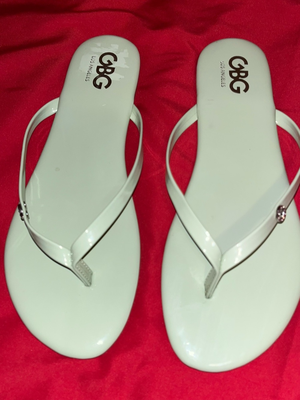 GBG Los Angeles Women’s Mint Green Jelly Thong Sandals